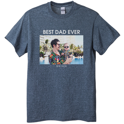 Text Gallery of One T-shirt, Adult (XL), Gray, Customizable front, White, white