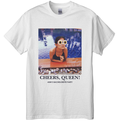 Gallery of One T-shirt, Adult (XXL), White, Customizable front, White, white