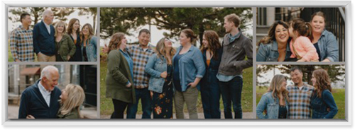 Gallery of Five Pano Wall Art, White, Single piece, Mounted, 12x36, Multicolor, multi