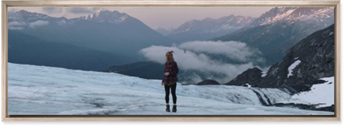 Photo Gallery Square Wall Art, Metallic, Single piece, Mounted, 12x36, Multicolor, multi