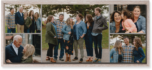 Gallery of Five Pano Wall Art, Rustic, Single piece, Mounted, 10x24, Multicolor, multi