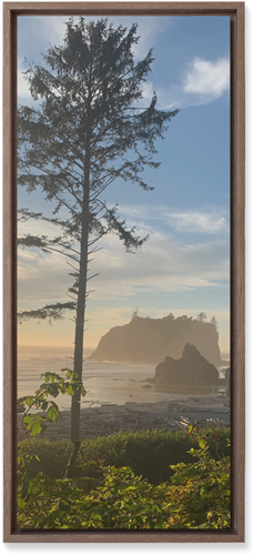 Photo Gallery Pano Portrait Wall Art, Walnut, Single piece, Mounted, 10x24, Multicolor