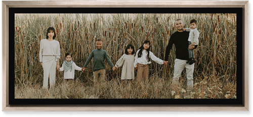 Gallery of One Pano Wall Art, Metallic, Single piece, Mounted, 10x24, Multicolor, multi