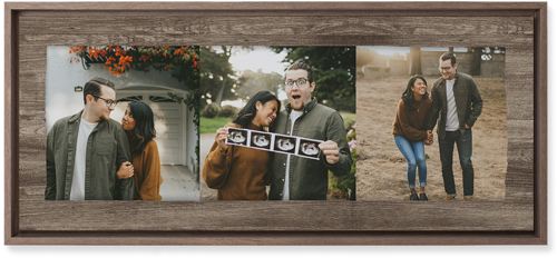 Countryside Pano Wall Art, Walnut, Single piece, Mounted, 10x24, Brown