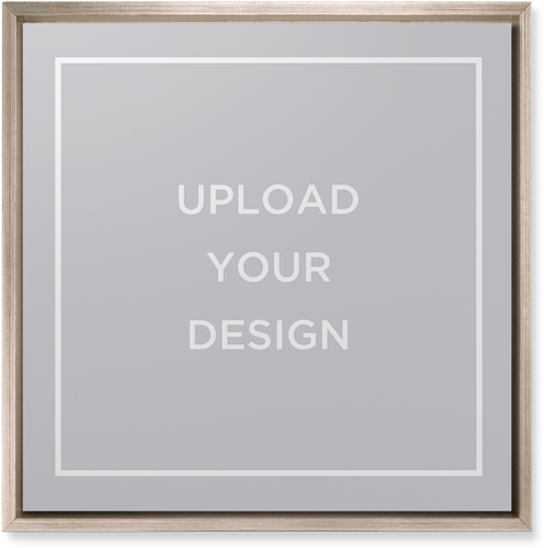 Upload Your Own Design Landscape Wall Art, Metallic, Single piece, Mounted, 16x16, Multicolor