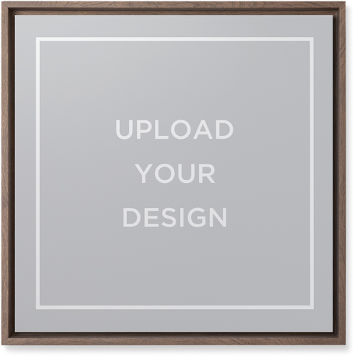 Upload Your Own Design Landscape Wall Art, Walnut, Single piece, Mounted, 16x16, Multicolor, multi