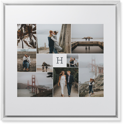 Nine Lives Wall Art, White, Single piece, Mounted, 16x16, Multicolor, multi