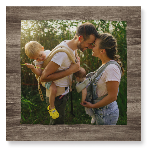 Countryside Wall Art, No Frame, Single piece, Mounted, 16x16, Brown