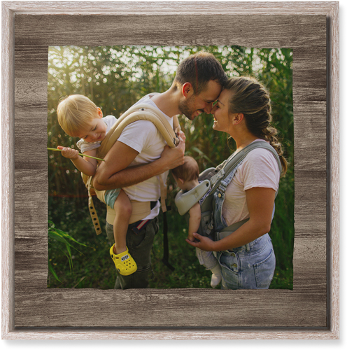 Countryside Wall Art, Rustic, Single piece, Mounted, 16x16, Brown, wood