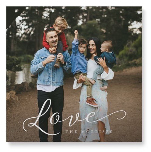Just Love Portrait Wall Art, No Frame, Single piece, Mounted, 16x16, White