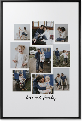 Cloud Nine Wall Art, Black, Single piece, Mounted, 24x36, Multicolor, multi