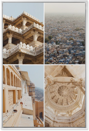 Four Top Wall Art, White, Single piece, Mounted, 24x36, Multicolor, multi