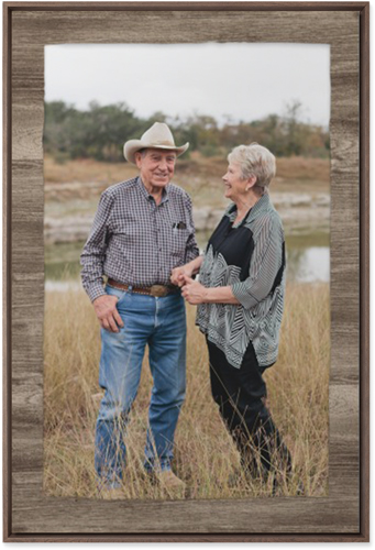 Countryside Portrait Wall Art, Walnut, Single piece, Mounted, 24x36, Brown