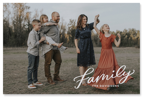 Family Letters Wall Art, No Frame, Single piece, Mounted, 24x36, White, white