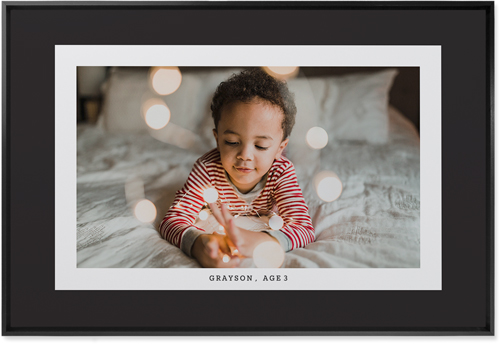 Frame Up Wall Art, Black, Single piece, Mounted, 24x36, Gray