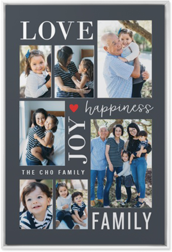 Happiness Is Wall Art, White, Single piece, Mounted, 24x36, Gray