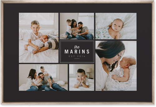 Round We Go Wall Art, Metallic, Single piece, Mounted, 24x36, Gray, charcoal