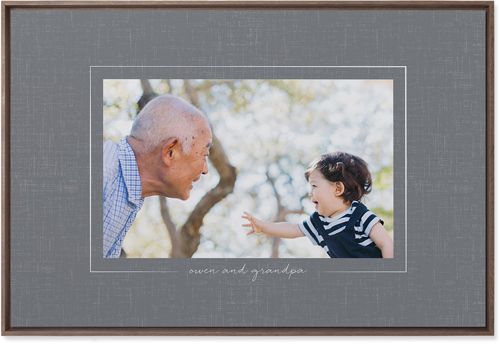 Take Shape Wall Art, Walnut, Single piece, Mounted, 24x36, Gray, slate