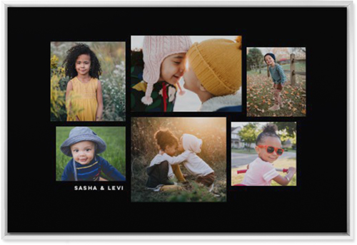 Six Times Wall Art, White, Single piece, Mounted, 24x36, Black