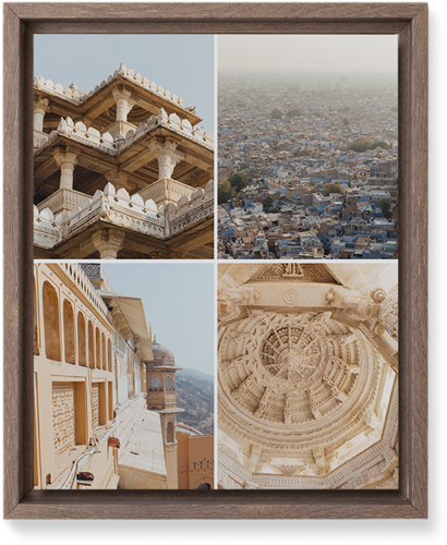 Four Top Wall Art, Walnut, Single piece, Mounted, 8x10, Multicolor