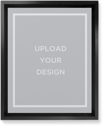 Upload Your Own Design Wall Art, Black, Single piece, Mounted, 8x10, Multicolor