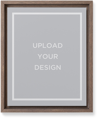 Upload Your Own Design Wall Art, Walnut, Single piece, Mounted, 8x10, Multicolor, multi