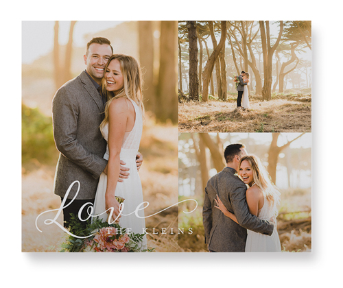 Just Love Trio Wall Art, No Frame, Single piece, Mounted, 8x10, White, white