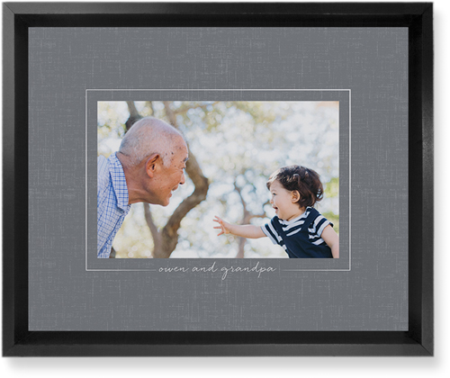 Take Shape Wall Art, Black, Single piece, Mounted, 8x10, Gray, slate