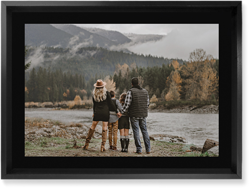 Simple Gallery of One Border Wall Art, Black, Single piece, Mounted, 10x14, Multicolor, multi