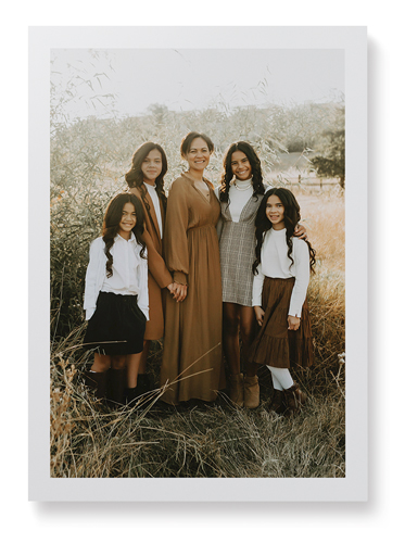 Simple Gallery of One Border Portrait Wall Art, No Frame, Single piece, Mounted, 10x14, Multicolor, multi