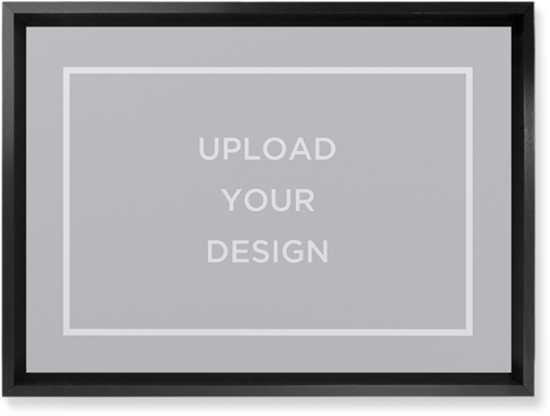 Upload Your Own Design Landscape Wall Art, Black, Single piece, Mounted, 10x14, Multicolor