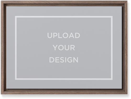 Upload Your Own Design Landscape Wall Art, Walnut, Single piece, Mounted, 10x14, Multicolor