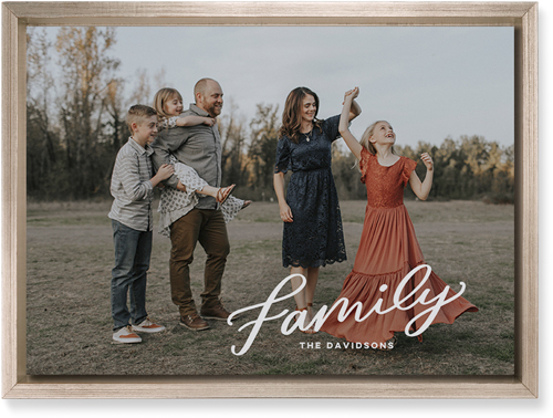 Family Letters Wall Art, Metallic, Single piece, Mounted, 10x14, White
