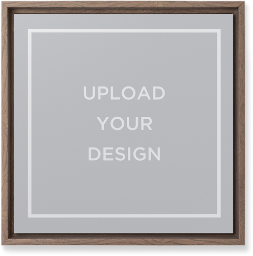 Upload Your Own Design Landscape Wall Art, Walnut, Single piece, Mounted, 12x12, Multicolor