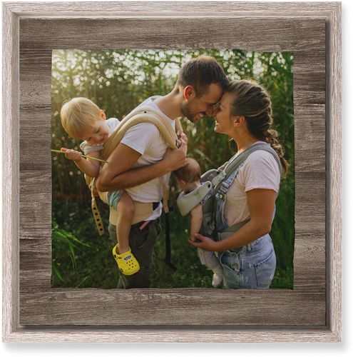 Countryside Wall Art, Rustic, Single piece, Mounted, 12x12, Brown