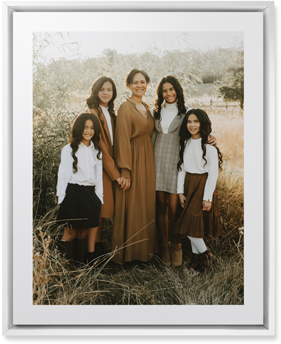 Simple Gallery of One Border Portrait Wall Art, White, Single piece, Mounted, 16x20, Multicolor