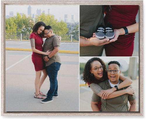 Three Piece Wall Art, Rustic, Single piece, Mounted, 16x20, Multicolor, multi