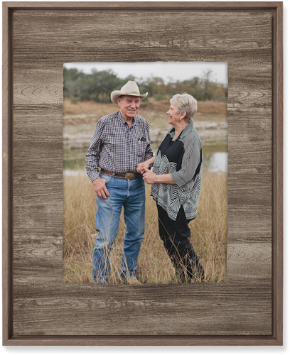 Countryside Portrait Wall Art, Walnut, Single piece, Mounted, 16x20, Brown