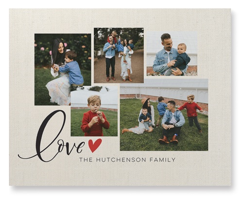 Just Hearts Wall Art, No Frame, Single piece, Mounted, 16x20, Beige