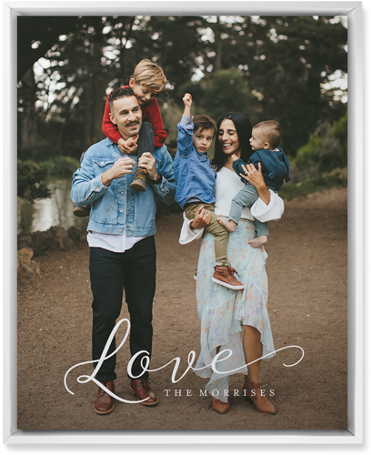 Just Love Portrait Wall Art, White, Single piece, Mounted, 16x20, White