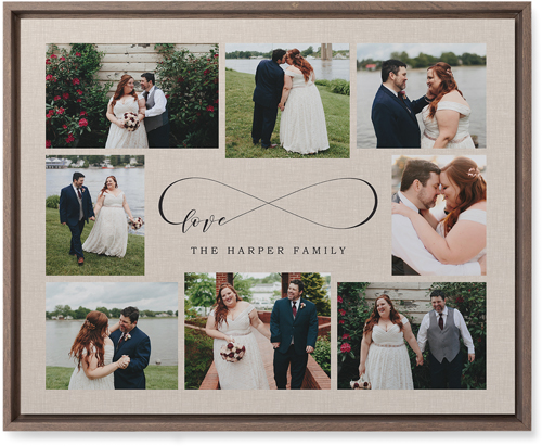 Sweet Moments Wall Art, Walnut, Single piece, Mounted, 16x20, Beige
