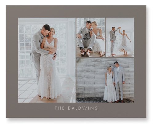 Four Corners Wall Art, No Frame, Single piece, Mounted, 16x20, Gray, ash