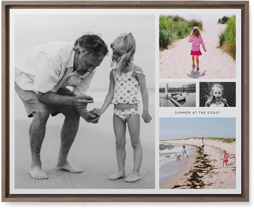 Hero Collage Landscape Wall Art, Walnut, Single piece, Mounted, 16x20, Multicolor, multi