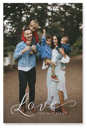 Just Love Portrait Wall Art, No Frame, Single piece, Mounted, 20x30, White