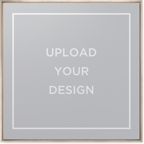Upload Your Own Design Landscape Wall Art, Metallic, Single piece, Mounted, 36x36, Multicolor