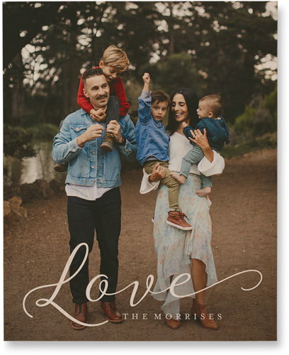 Just Love Portrait Wall Art, Single piece, Wood, 16x20, White, white