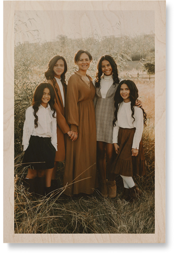 Simple Gallery of One Border Portrait Wall Art, Single piece, Wood, 20x30, Multicolor