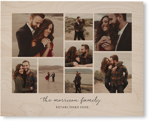 Pieces of Eight Wall Art, Single piece, Wood, 8x10, White, white