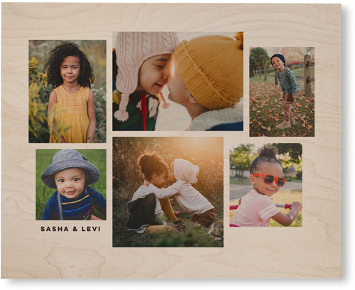 Six Times Wall Art, Single piece, Wood, 8x10, White, white