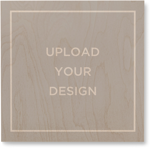 Upload Your Own Design Wall Art, Single piece, Wood, 16x16, Multicolor